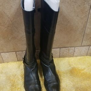 Black Ralph Lauren Riding Boots